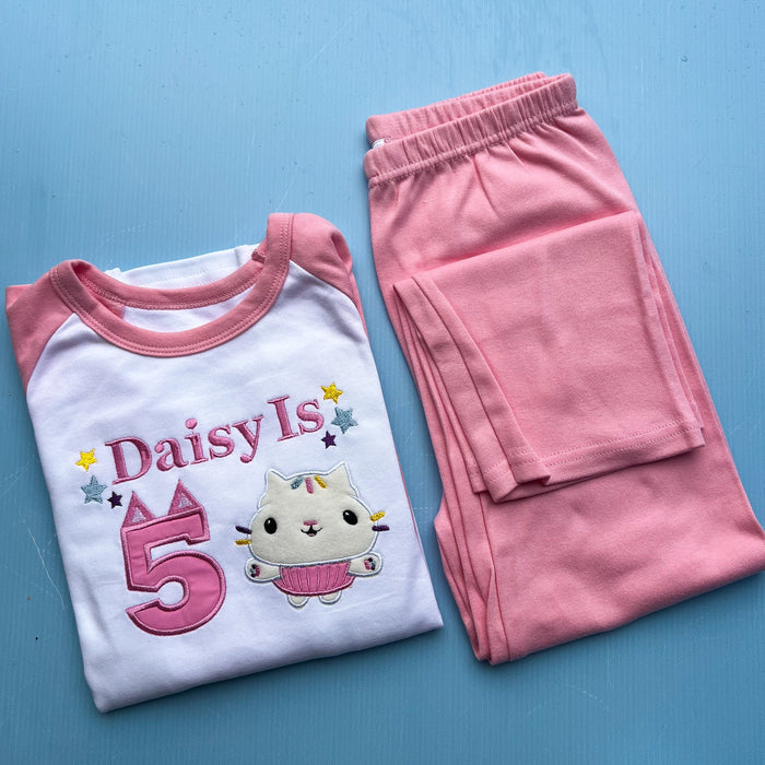 Gabby’s Playhouse Inspired Birthday Pyjamas