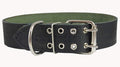 Genuine Leather Dog Collar, Padded, Black 1.75" Wide. Fits 23"-27" neck size Great Dane Mastiff