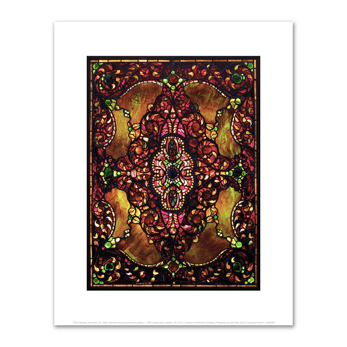 Tiffany Studios, (American, est. 1902), Geometric Window, c. 1890, Fine Art Prints in various sizes by Museums.Co