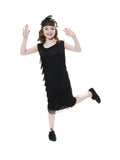 Girls 20's Flapper Tassle Dress - thefancydress.co.uk