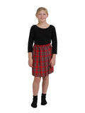 Girls Box Pleated Tartan Skirt - thefancydress.co.uk