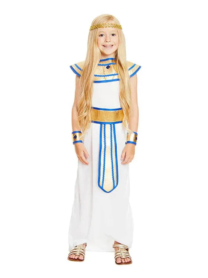 Girls Egyptian Princess Costume - thefancydress.co.uk