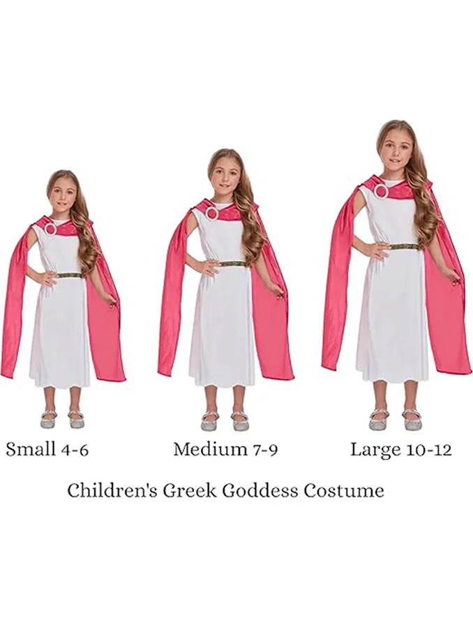 Girls Greek Goddess Costume - thefancydress.co.uk