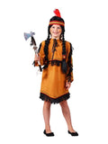 Girls Indian Wild West Tribal Warrior Cosplay Costume Set - thefancydress.co.uk