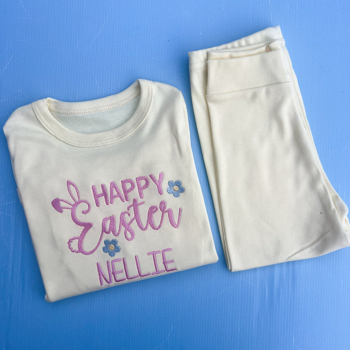 Girls Lemon Easter Pyjamas