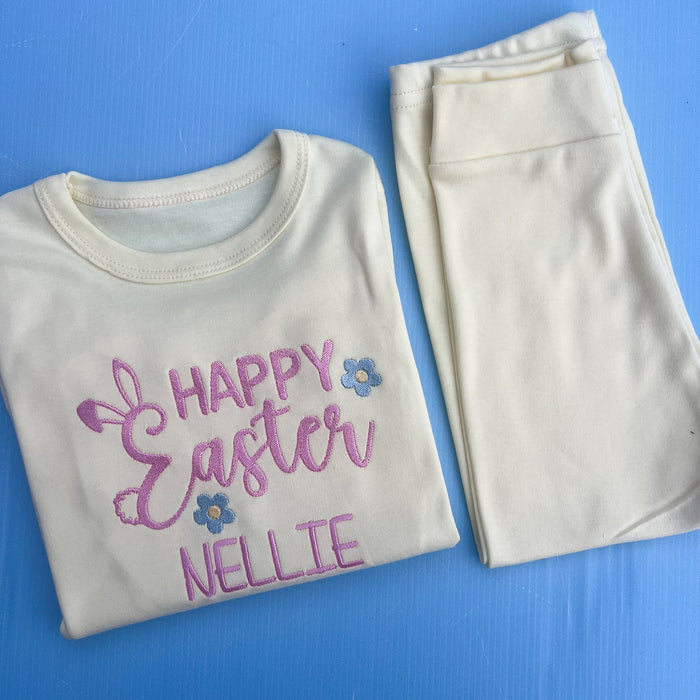 Girls Lemon Easter Pyjamas