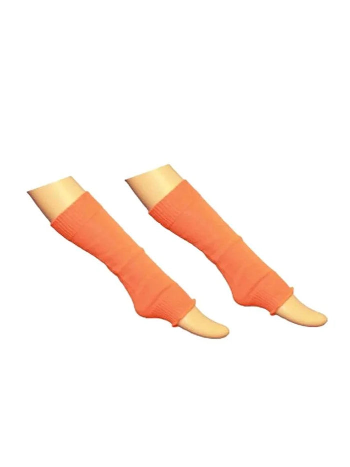Girls Neon Legwarmers - thefancydress.co.uk
