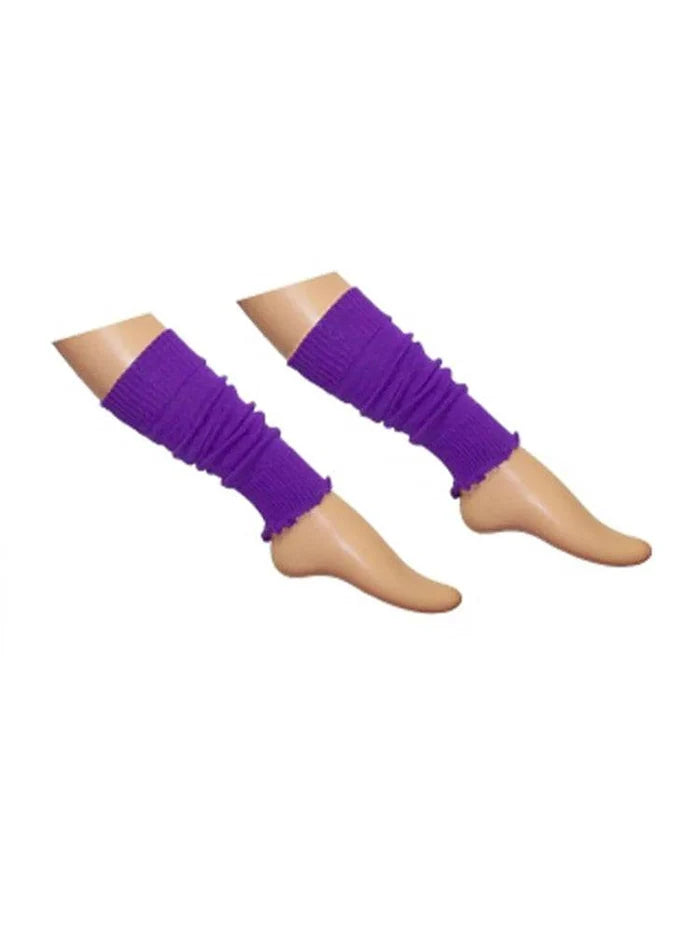 Girls Neon Legwarmers - thefancydress.co.uk