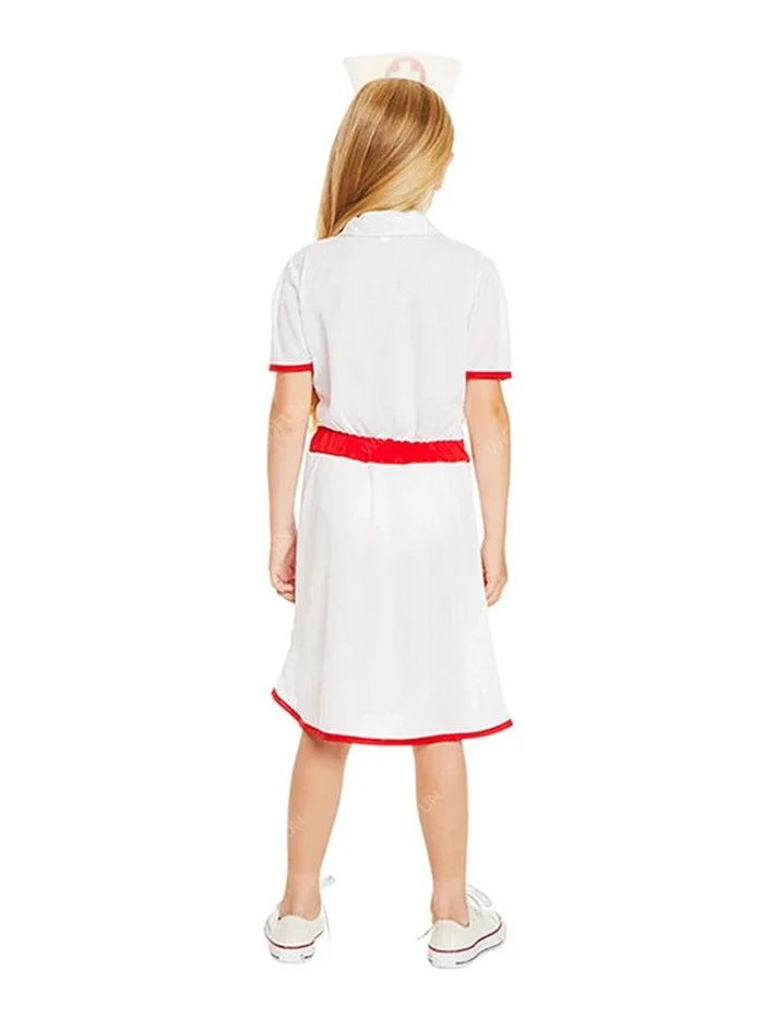 Girls Nurse Costume - thefancydress.co.uk
