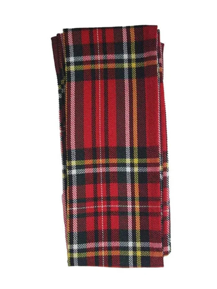 Girls Tartan Scarf - thefancydress.co.uk
