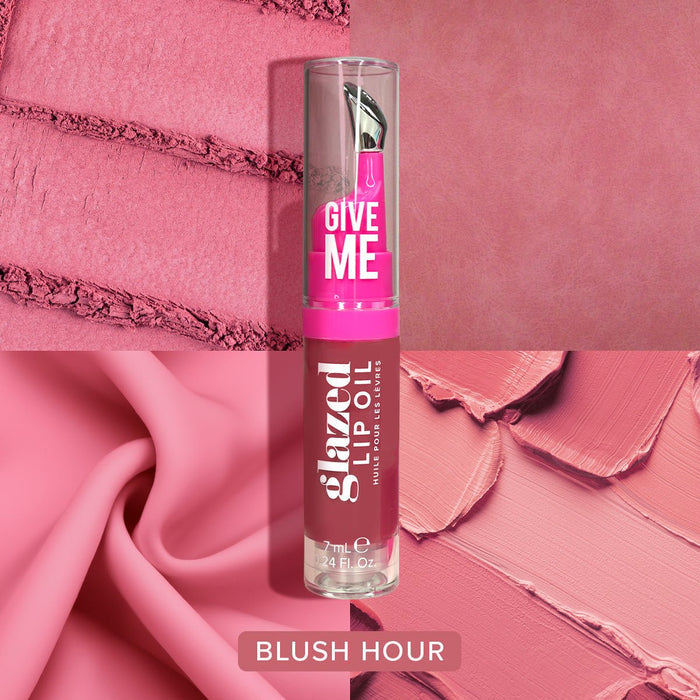 Glazed Lip Oil - Blush Hour - Give Me Cosmetics