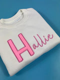 Glitter inital jumper