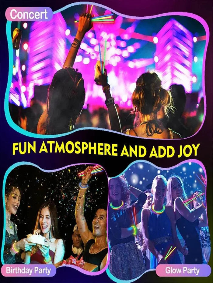 Glow Stick Bracelets (24 Pcs) - thefancydress.co.uk