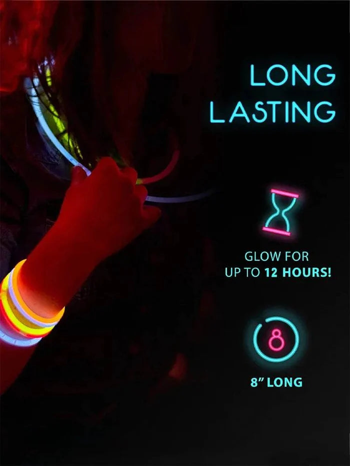 Glow Stick Bracelets (24 Pcs) - thefancydress.co.uk