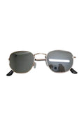 Golden Frame Round Glasses - thefancydress.co.uk