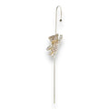 Gold Crystal Bear Ear Cuff Earring