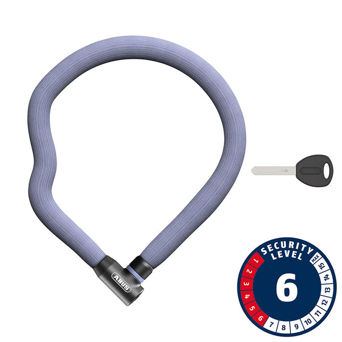 Abus, Goose 4204K, Chain Lock, Key, 4mm, 110cm, 3.6', Black