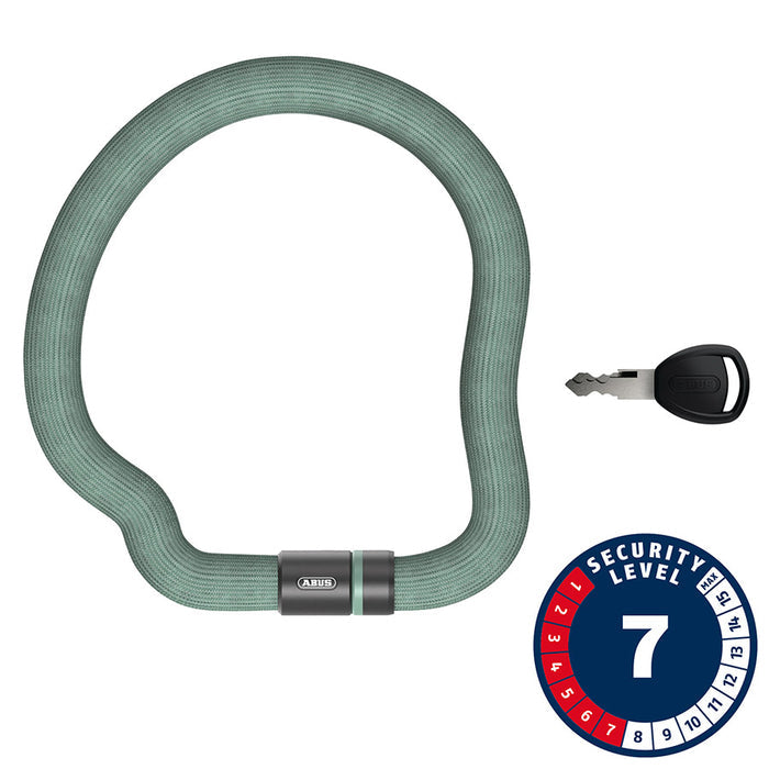 Abus, Goose 6206K, Chain Lock, Key, 6mm, 110cm, 3.6', Black
