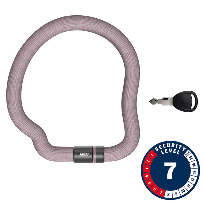 Abus, Goose 6206K, Chain Lock, Key, 6mm, 110cm, 3.6', Black