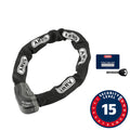 Abus, Granit CityChain XPlus 1060K, Chain Lock, Key, 10mm, 110cm, 3.6', Black