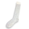 Gray Cable Knit Knee High Socks