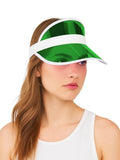 Green Poker Visor Hat - thefancydress.co.uk