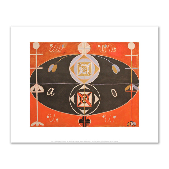 Hilma af Klint, Group VI, Evolution, No. 16, 1908, The Hilma af Klint Foundation. Fine Art Prints in various sizes by Museums.Co