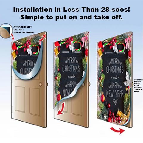 Grumpy Cat Door Cover Grumpy Cat Christmas
