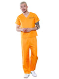 Halloween Adult Man Prisoner Suit