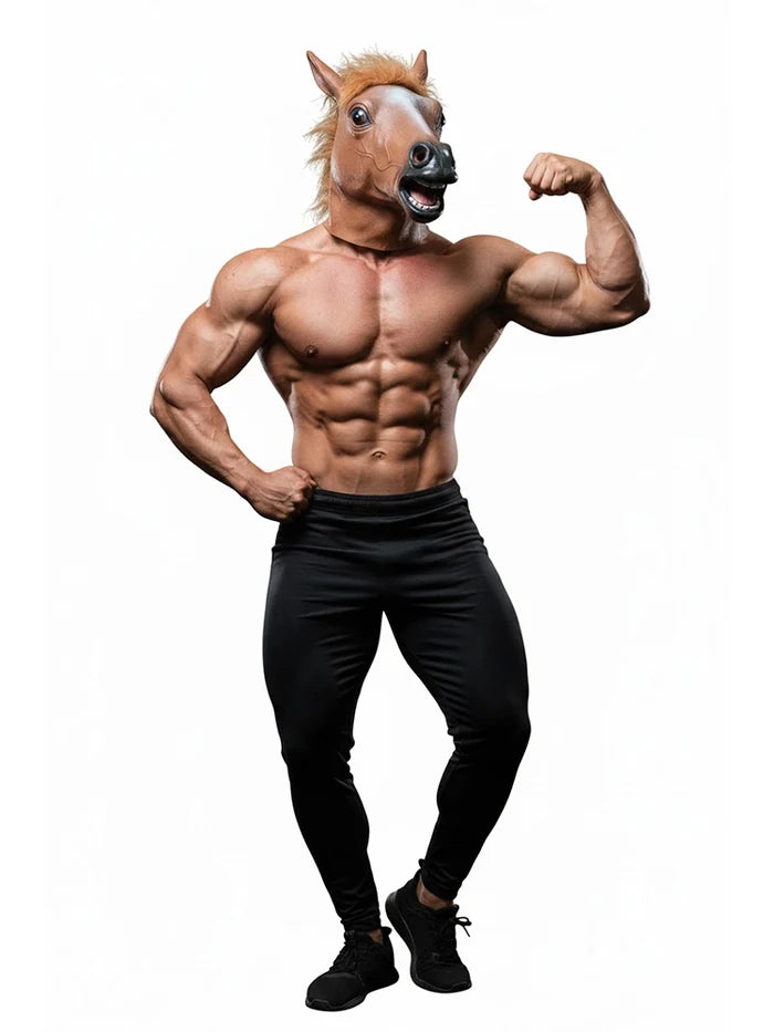 Brown Horse Mask