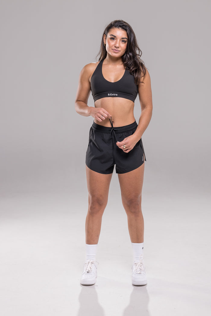 Halo Short Mid Rise - Black