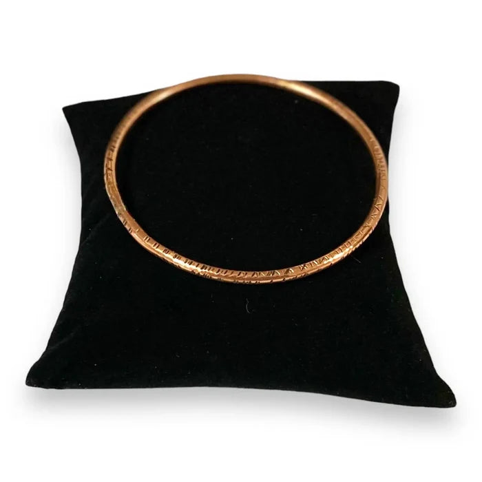 Handcrafted Copper Bangle Bracelets - Wild Time Fashion
