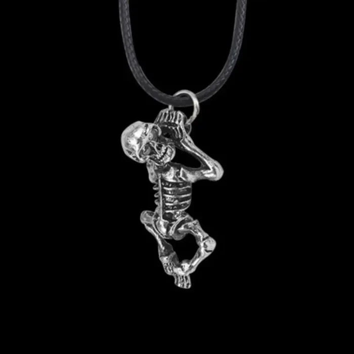 Hanging Around Skeleton Necklace - Wild Time Fashion