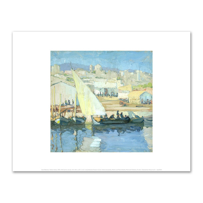 Jane Peterson, Harbor Scene, 1905â€“1915, Art Prints in 4 sizes by 2020ArtSolutions