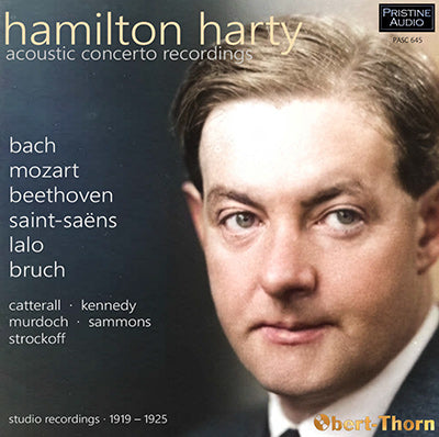 HARTY Acoustic Concertos: Bach, Beethoven, Bruch, Lalo, Mozart, Saint-Saëns (1919-25) - PASC645 - CD