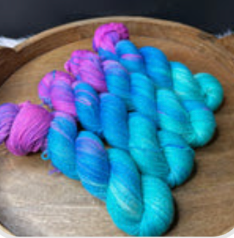 Haute Knit Yarn - Pnina Sparkle Sock 2.0 - Reef Pulse