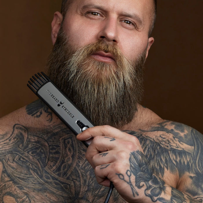 Havamal Wired Heated Brush, image 3. The Beard Struggle