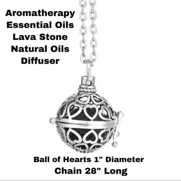 Heart Chime Ball Pendant Necklace - Wild Time Fashion