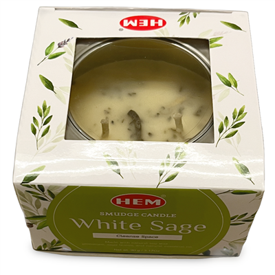 HEM Smudge Candle - White Sage