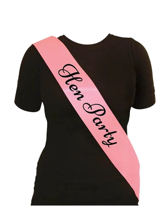 Hen Party Sash - thefancydress.co.uk