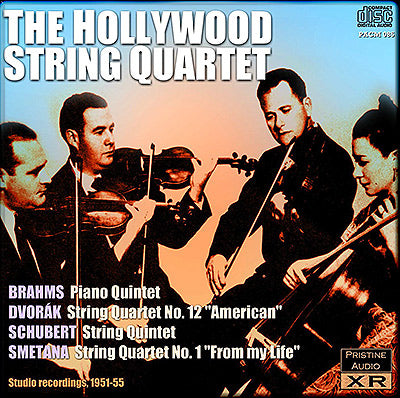 HOLLYWOOD QUARTET plays Brahms, Dvořák, Schubert & Smetana (1950-55) - PACM085 - CD