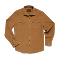 Howler Brothers Banning Corduroy Snapshirt Howler Brothers Duck Brown / M Men's Long Sleeve Button Down Shirts Rivers and Glen Trading Co