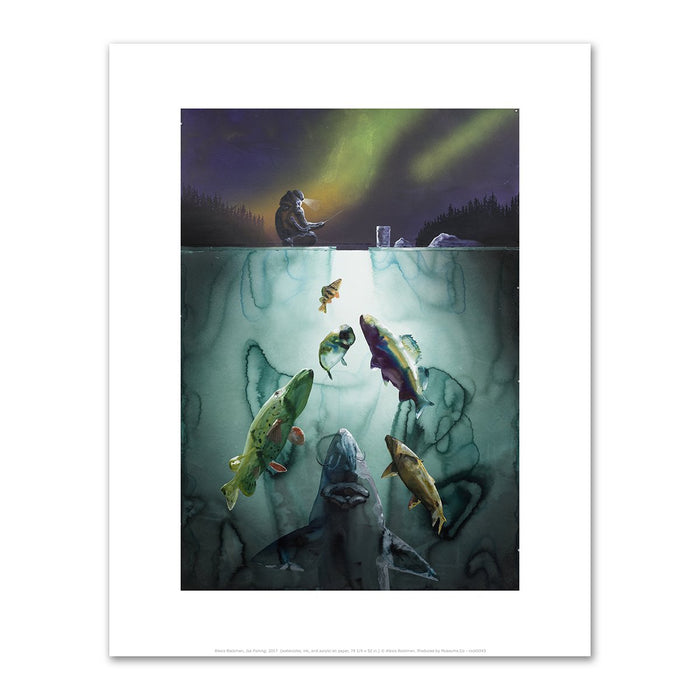 Alexis Rockman, Ice Fishing, 2017, Fine Art Prints in various sizes by Museums.Co