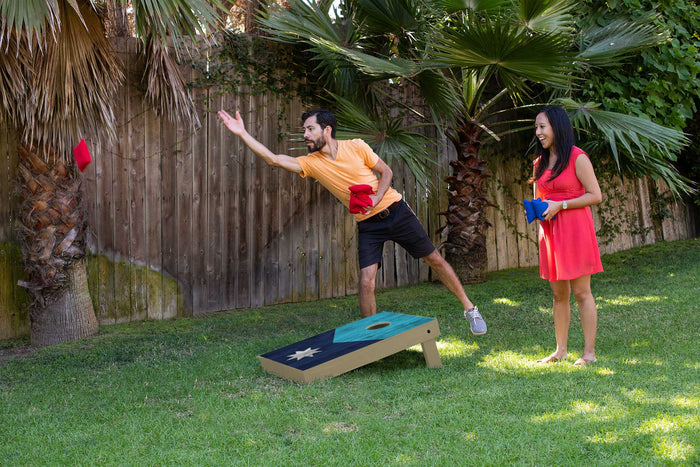 Iceland Flag Tailgate Cornhole Set