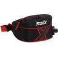 Black and red waist bag with 'Swix' branding on a white background