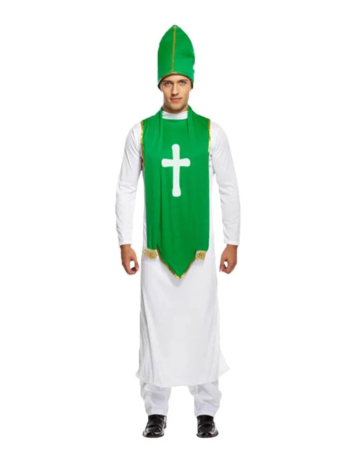 Irish Priest Adult Fancy Dress - thefancydress.co.uk