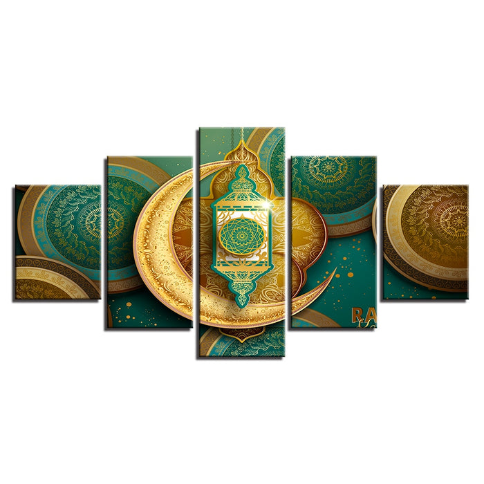 Islamic Muslim Mosque Ramadan Wall Art Canvas Printing - BlueArtDecor