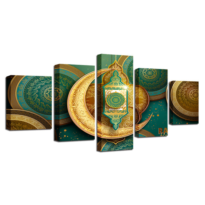 Islamic Muslim Mosque Ramadan Wall Art Canvas Printing - BlueArtDecor
