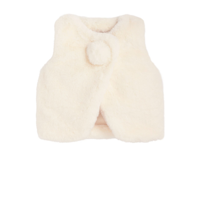 Ivory Fur Vest