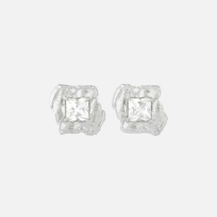 Loveness Lee Jaqi Argenti Recycled Silver Earrings, Front